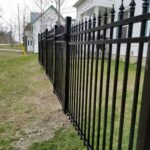 aluminium picket security fence