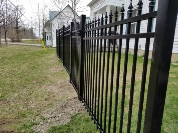 aluminium picket security fence